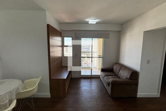 Sala - Sala de Jantar  de apartamento para alugar com 2 quartos, 67m² em Vila Valparaíso, Santo André