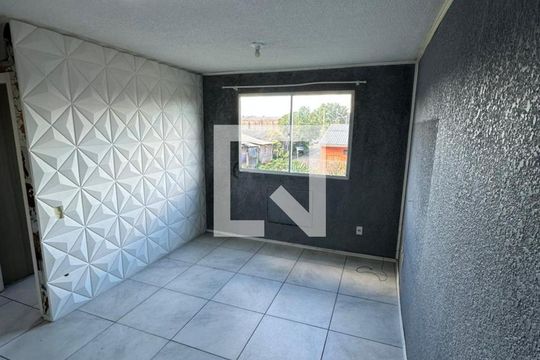 Sala/cozinha de apartamento para alugar com 2 quartos, 42m² em Santos Dumont, São Leopoldo