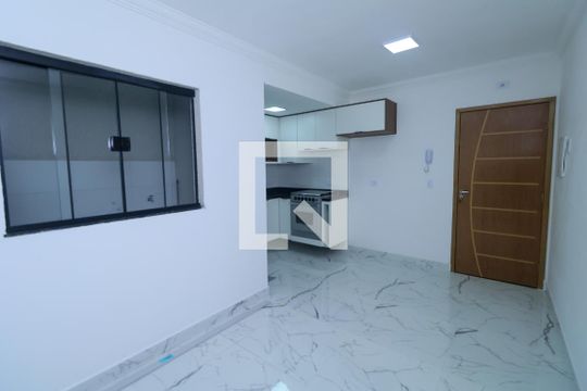 Sala de apartamento para alugar com 2 quartos, 51m² em Vila Homero Thon, Santo André