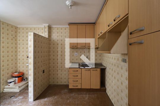 Cozinha  de apartamento à venda com 2 quartos, 50m² em Conjunto Residencial Planeta, Santo André