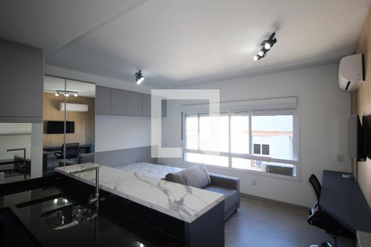 Studio de kitnet/studio para alugar com 1 quarto, 30m² em Moinhos de Vento, Porto Alegre