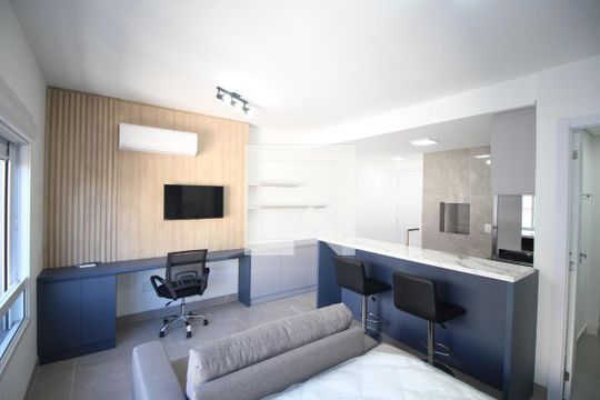 Studio de kitnet/studio para alugar com 1 quarto, 30m² em Moinhos de Vento, Porto Alegre