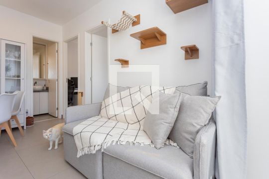 Sala de apartamento à venda com 2 quartos, 42m² em Vila Isa, São Paulo