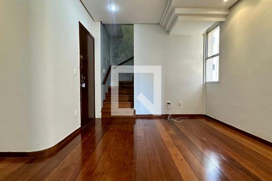 Sala  de apartamento à venda com 4 quartos, 160m² em Sion, Belo Horizonte