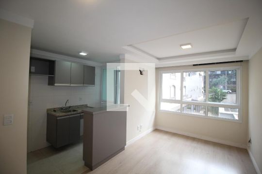 Sala de apartamento para alugar com 1 quarto, 40m² em Auxiliadora, Porto Alegre