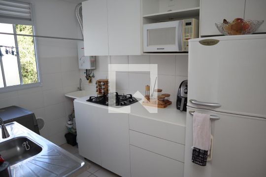 Cozinha de apartamento para alugar com 2 quartos, 44m² em Vargem Grande, Rio de Janeiro