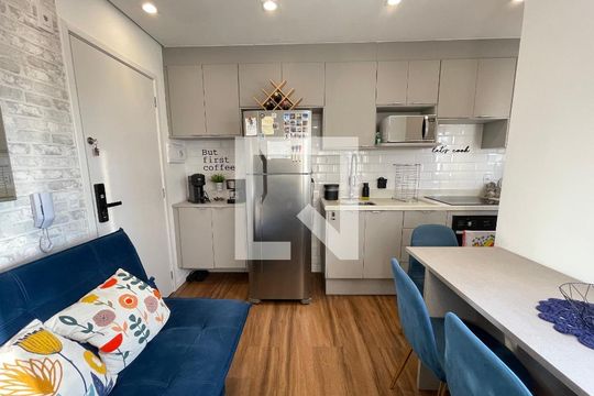 Sala de apartamento à venda com 1 quarto, 27m² em Vila Sonia, São Paulo