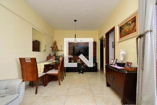 Sala de apartamento à venda com 2 quartos, 62m² em Graça, Belo Horizonte