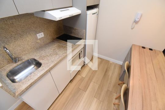 Studio de kitnet/studio para alugar com 1 quarto, 29m² em São Francisco, Curitiba