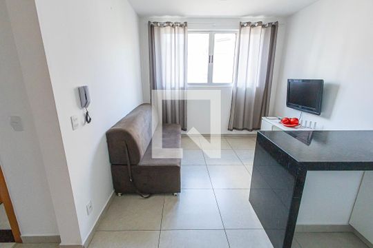 sala / cozinha de apartamento para alugar com 1 quarto, 66m² em Ouro Preto, Belo Horizonte