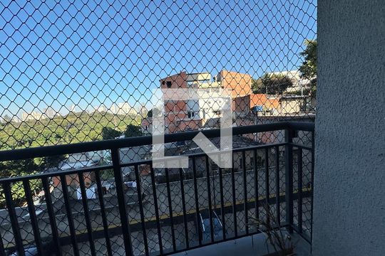 Varanda da Sala de apartamento à venda com 2 quartos, 55m² em Vila Sao Luiz (valparaizo), Barueri