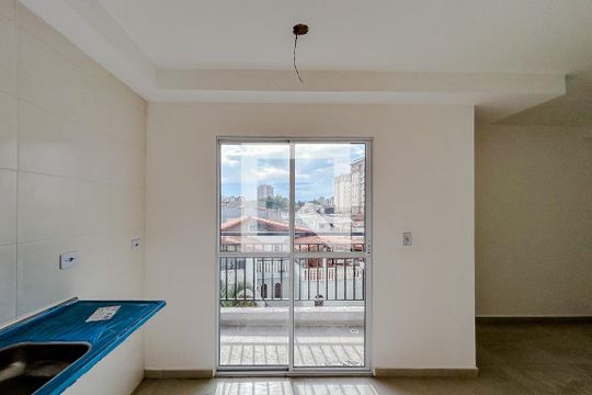 Cozinha de apartamento à venda com 1 quarto, 24m² em Vila Carrão, São Paulo