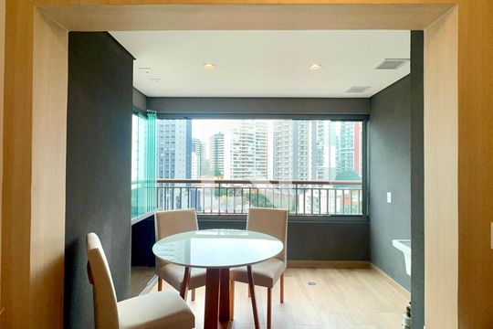 Varanda de apartamento para alugar com 1 quarto, 37m² em Vila Anglo Brasileira, São Paulo
