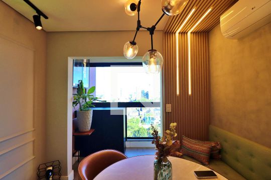Sala  de apartamento à venda com 2 quartos, 58m² em Vila Dusi, São Bernardo do Campo