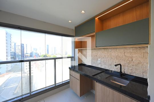 Varanda de apartamento à venda com 1 quarto, 49m² em Vila Clementino, São Paulo