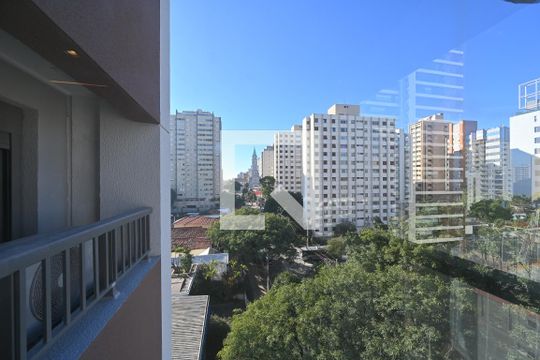 Vista da Varanda de apartamento à venda com 1 quarto, 49m² em Vila Clementino, São Paulo