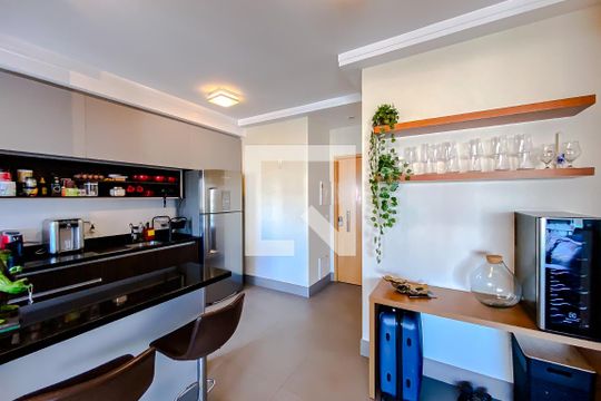 Sala de kitnet/studio à venda com 1 quarto, 55m² em Vila Regente Feijó, São Paulo