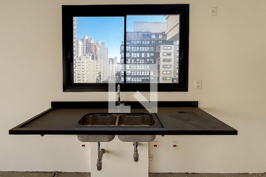 Sala/Cozinha de apartamento à venda com 3 quartos, 201m² em Jardim Paulista, São Paulo