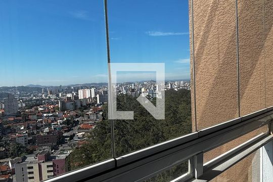 Sala - Sala de Jantar Varanda de apartamento à venda com 2 quartos, 66m² em Parque Sao Vicente, Santo André