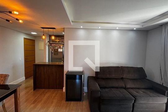 Sala - Sala de Jantar  de apartamento à venda com 2 quartos, 66m² em Parque Sao Vicente, Santo André