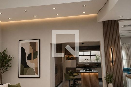 Sala de casa de condomínio para alugar com 4 quartos, 400m² em Jardim Green Park Residence, Hortolândia