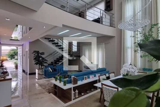 Sala de casa de condomínio para alugar com 4 quartos, 400m² em Jardim Green Park Residence, Hortolândia