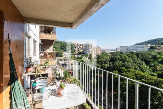 Varanda da Sala de apartamento para alugar com 2 quartos, 72m² em Vila Isabel, Rio de Janeiro