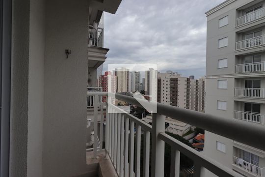 Sacada da Sala de apartamento à venda com 1 quarto, 38m² em Santa Terezinha, Santo André