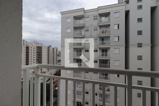 Sacada da Sala de apartamento à venda com 1 quarto, 38m² em Santa Terezinha, Santo André