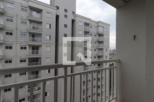 Sacada da Sala de apartamento à venda com 1 quarto, 38m² em Santa Terezinha, Santo André