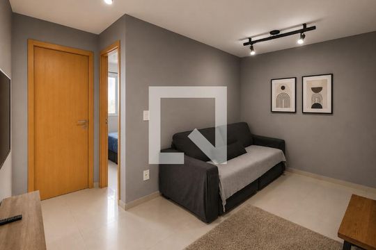 Sala / Cozinha de apartamento para alugar com 2 quartos, 40m² em São José, Canoas