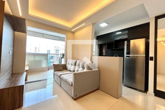 Sala de apartamento à venda com 2 quartos, 59m² em Vila Paulista, São Paulo