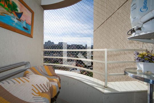 Varanda da Sala de apartamento à venda com 3 quartos, 80m² em Estoril, Belo Horizonte