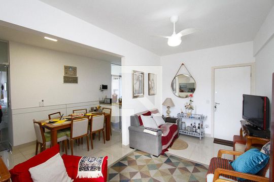 Sala de apartamento à venda com 3 quartos, 80m² em Estoril, Belo Horizonte