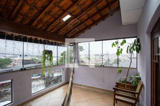 Varanda da Sala de casa à venda com 4 quartos, 130m² em Casa Grande, Diadema