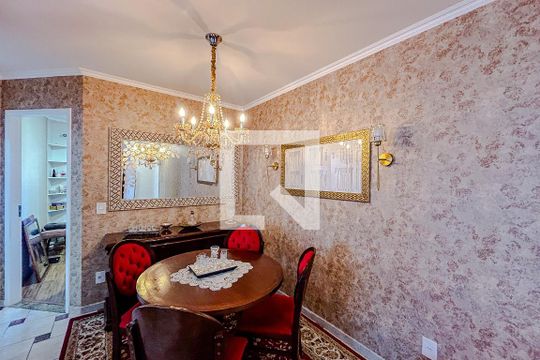 Sala de apartamento para alugar com 1 quarto, 65m² em Vila Bertioga, São Paulo