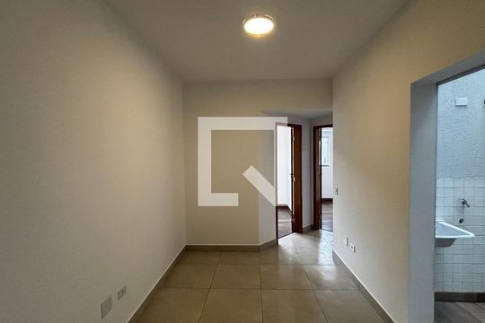 Sala - Sala de jantar  de apartamento para alugar com 2 quartos, 48m² em Vila Alice, Santo André