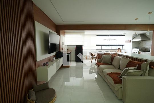 Sala de apartamento à venda com 3 quartos, 125m² em Vila Santa Teresa, Santo André