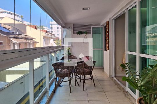 Varanda da Sala de apartamento à venda com 3 quartos, 127m² em Charitas, Niterói