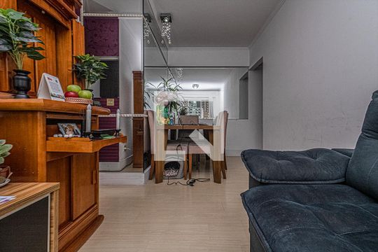 sala_6 de apartamento à venda com 2 quartos, 61m² em Vila Gumercindo, São Paulo