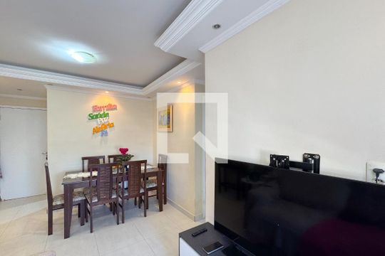 Sala de apartamento à venda com 2 quartos, 54m² em Conjunto Residencial Pombeva, São Bernardo do Campo