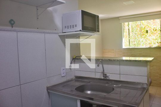Cozinha - Torneira de kitnet/studio para alugar com 1 quarto, 18m² em Duarte Silveira, Petrópolis