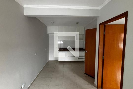 Sala - Sala de Jantar  de apartamento para alugar com 1 quarto, 35m² em Centro, Santo André