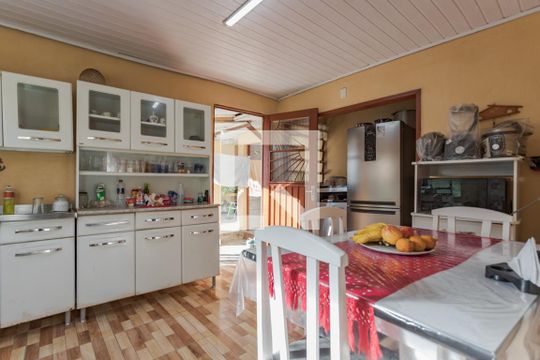 Cozinha de casa à venda com 2 quartos, 48m² em Santa Rosa de Lima, Porto Alegre
