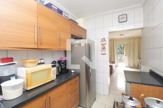 Cozinha de apartamento à venda com 3 quartos, 100m² em Vila Alto de Santo Andre, Santo André
