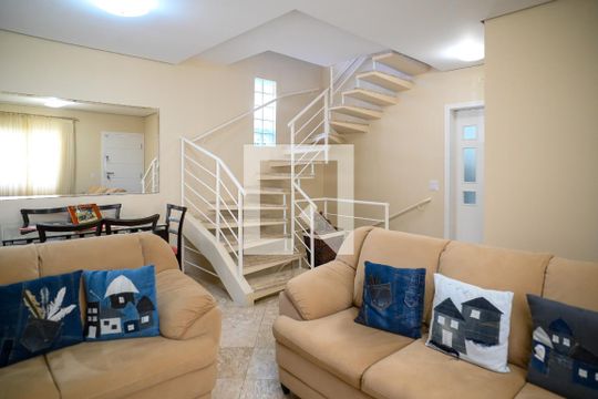 Sala de casa de condomínio à venda com 3 quartos, 120m² em Bosque da Saúde, São Paulo