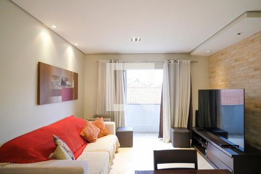 Sala de apartamento à venda com 3 quartos, 95m² em Cerâmica, São Caetano do Sul