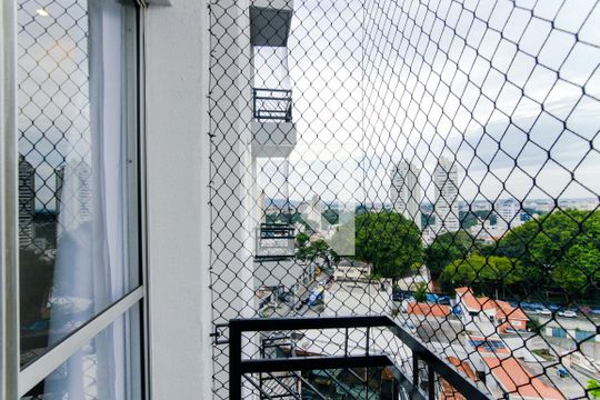 Varanda da Sala de apartamento à venda com 3 quartos, 82m² em Vila Progresso, Guarulhos