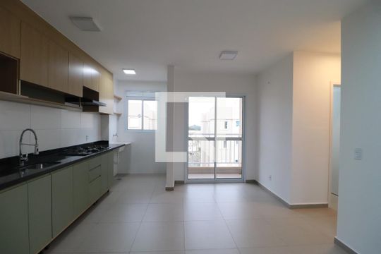 Cozinha/Sala  de apartamento para alugar com 2 quartos, 51m² em Reserva Real, Ribeirão Preto