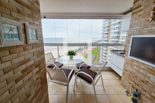 Varanda de apartamento para alugar com 2 quartos, 70m² em Nova Mirim, Praia Grande
